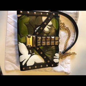 Michael Kors Whitney Butterfly Purse Green